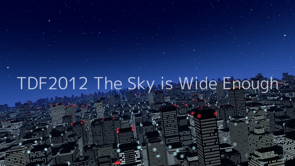 The Sky Is Wide Enough